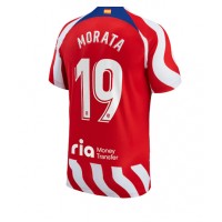 Fotbalové Dres Atletico Madrid Alvaro Morata #19 Domácí 2022-23 Krátký Rukáv